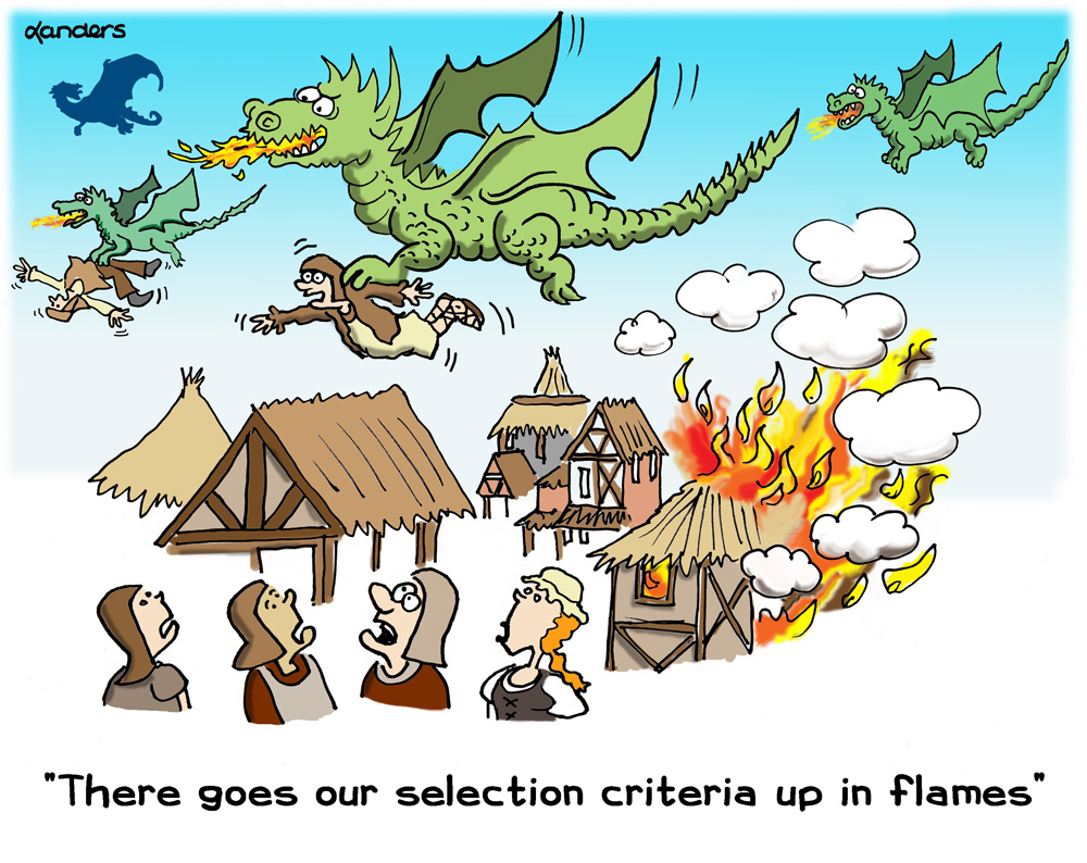 Dragon Sampling Cartoon