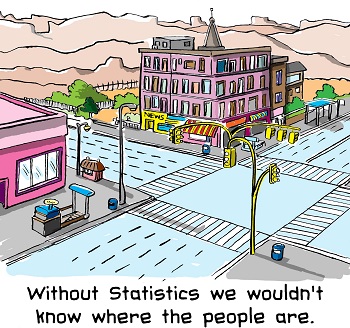 cartoon to illustrate the need for a national census